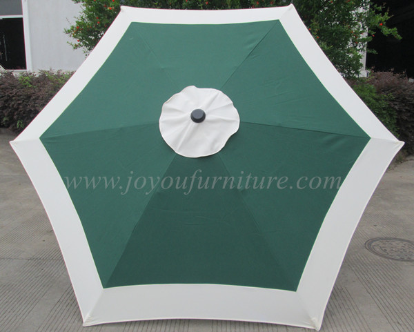 Patio market umbrella in green