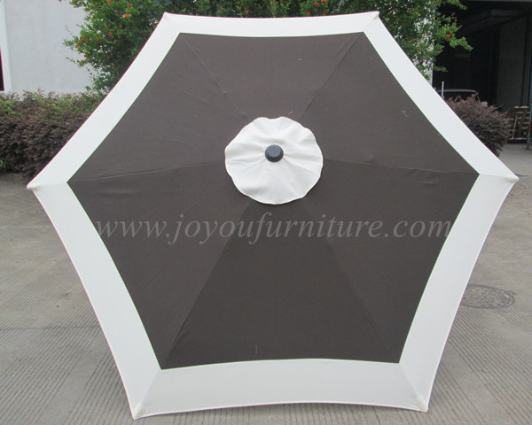 patio market umbrella in brwon