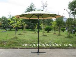 Patio Market Umbrella-10ft steel round umbrella                             JYF-3008U